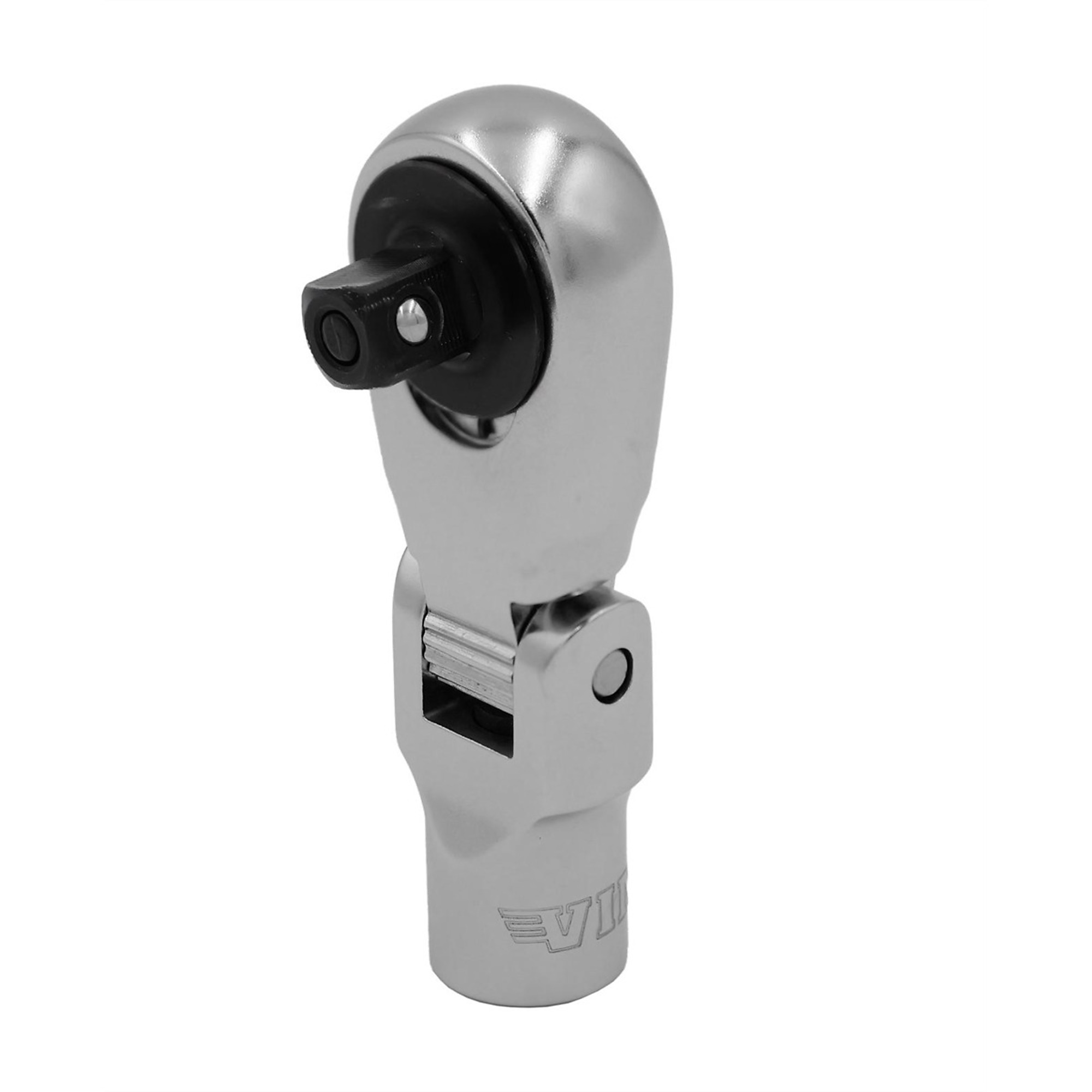 Vim Tools NRA44 Nano Ratchet Head Attachment Quarter Inch Drive Female Compact Low Profile Ratcheting Tool Adapter For Tight Access Fastening